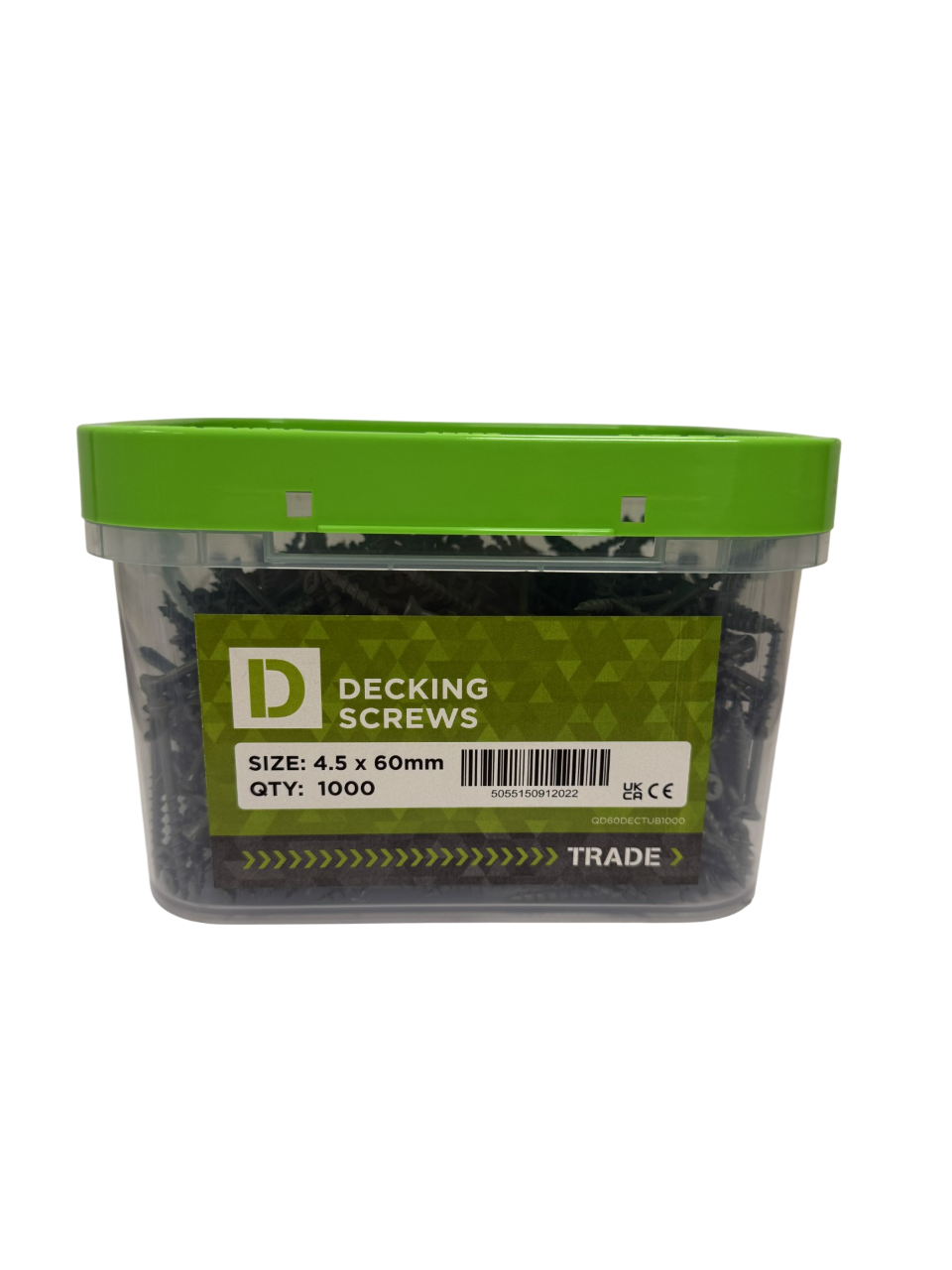 Samac Green Decking Screws 4.5 x 60mm (1000)