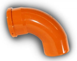 110mm 87° Single Socket Bend (Swept)
