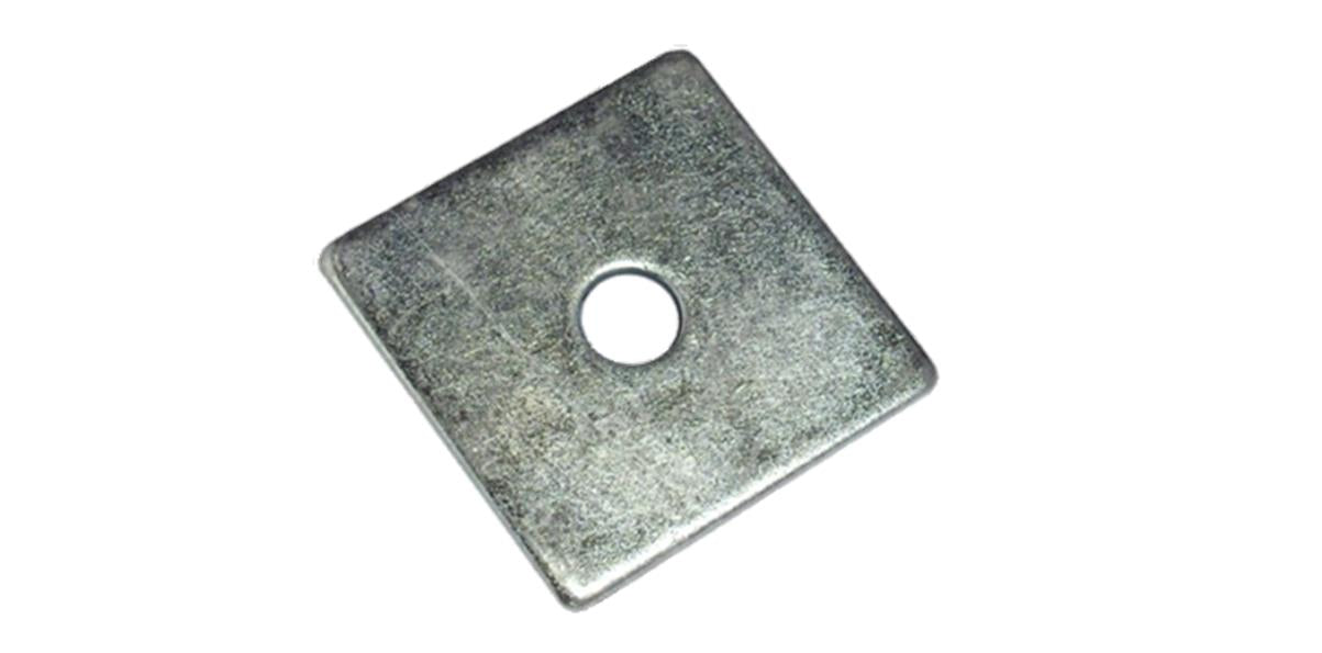 Samac M10x50mm BZP Square Plate Washers (10)