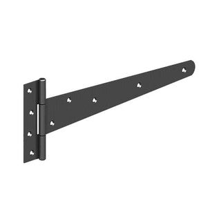 BIRKDALE MEDIUM TEE HINGES | 16" 400MM BLACK (PAIR)