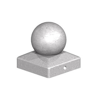 GALVO METAL BALL FINIALS 4 INCH