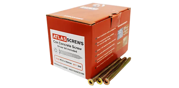 Atlas Concrete Screw 62x7.5mm - Single screws