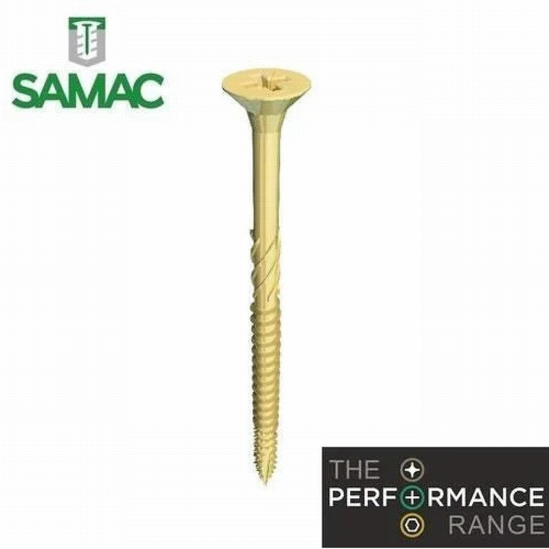 Samac PS435PP 4x35mm Wood Screws – Box 200