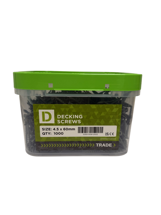 Samac Green Decking Screws 4.5 x 60mm (1000)
