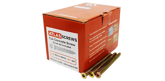 Atlas Concrete Screw 152x7.5mm - Single screws