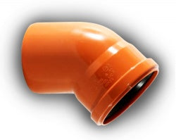 110mm 45° Single Socket Bend