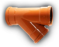 110mm 45° Triple Socket Junction