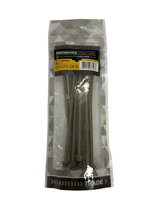Samac 150x6.7mm Performance Structural Screws (10)