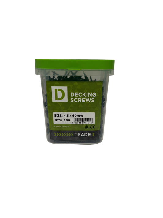 Samac Green Decking Screws 4.5 x 60mm (500)