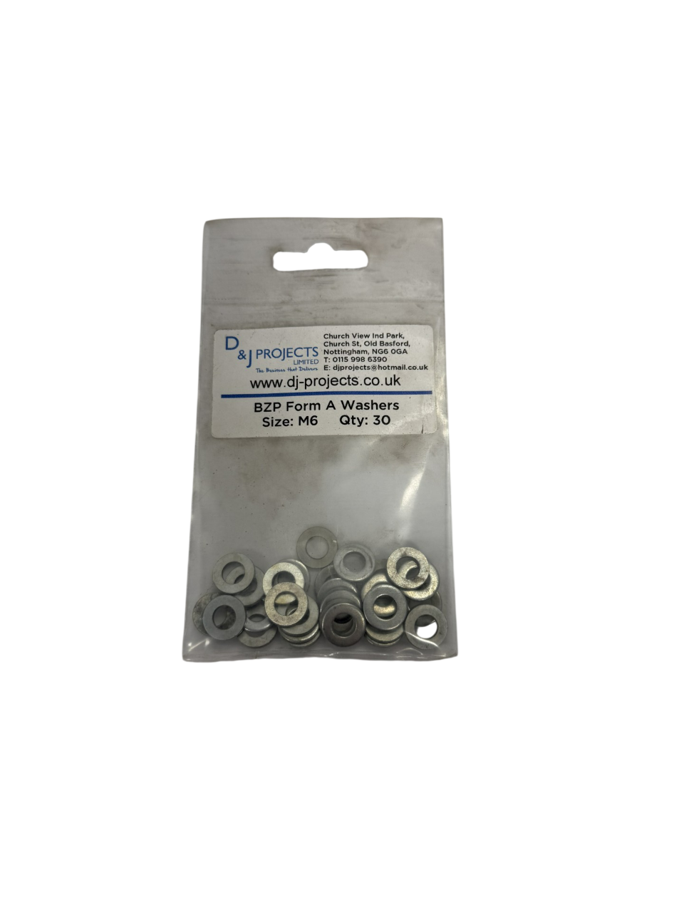 Samac M6 BZP Form A Washers (30)