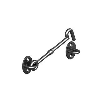 BIRKDALE CABIN HOOKS CAST PATTERN | 6" 150MM BLACK