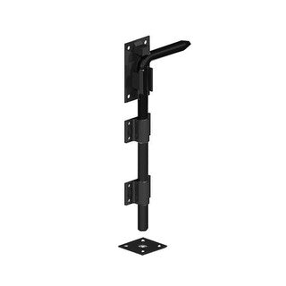 GATEMATE® GARAGE DOOR BOLTS | 18" 450MM E/BLACK