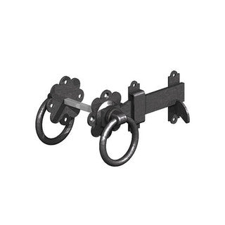 GATEMATE® RING GATE LATCHES | 6" 150MM E/BLACK