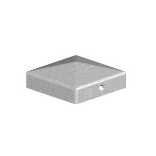 GALVO METAL POST CAP SQUARE 3 INCH