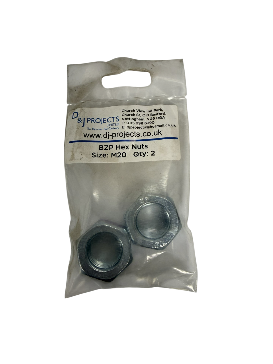 Samac M20 BZP Hexagon Full Nuts (2)